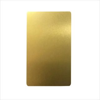 BRUSHED GOLD ALUMINIUM SUBLIMATION SHEET