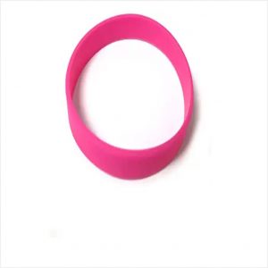 Big pink rubber wristband
