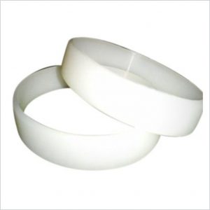 Big white wristband