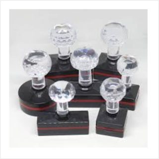 Square crystal flash stamp