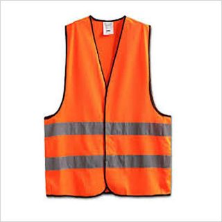Orange reflective jacket