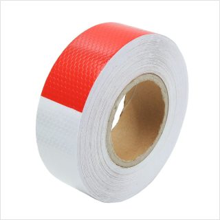 3m Red & white reflective tape