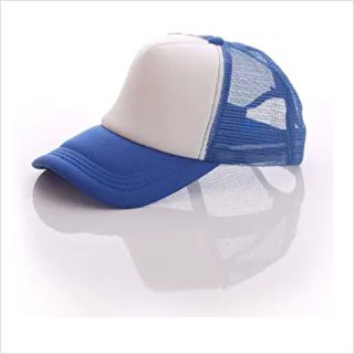 White & Blue Sublimation cap
