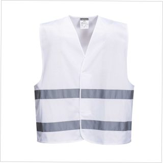 White reflective jacket