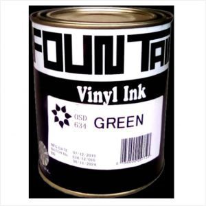 green pvc fountain ink