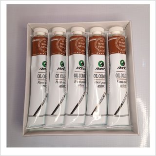 set 5 burnt sienna marie''s