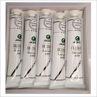 set 5 titanium whie maries
